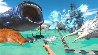 FPS Avatar Rescues Ice Monsters and Fights Sea Monsters - Animal Revolt Battle Simulator