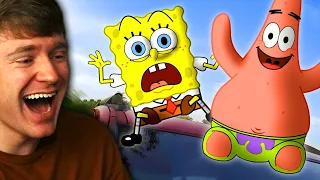 Is that SPONGEBOB and PATRICK in REAL LIFE!?