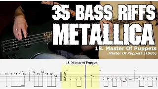 35 METALLICA BASS RIFFS + TABS