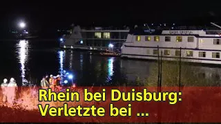 Rhein bei Duisburg: Verletzte bei Schiffskollision | tagesschau.de