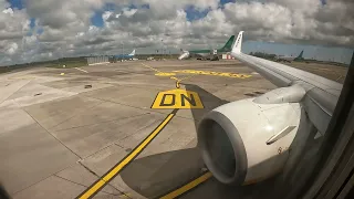 Ryanair Boeing 737-800 With Retrofitted Winglets Taxing to Runway 10R at Dublin Airport | 4K