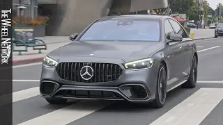 2024 Mercedes-AMG S 63 E PERFORMANCE | Selenite Grey Magno | Driving, Interior, Exterior