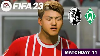 FIFA 23 - Freiburg Vs. Werder Bremen - Bundesliga 22/23 Matchday 11 | Full Match