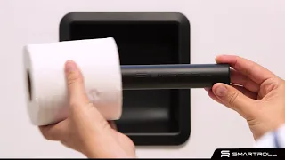 Smartroll - World's Top Magnetic Recessed Toilet Roll Holder