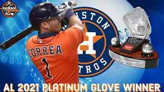 2021 AL “Platinum Glove Winner” Carlos Correa