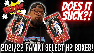 DOES IT SUCK?! Opening Up TWO 2021/22 Panini Select Basketball H2 Boxes....AND WE PULLED A GOLD!!!