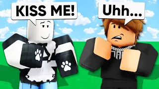 I Said YES to My SUS Friend For 24 HOURS.. (Roblox Bedwars)