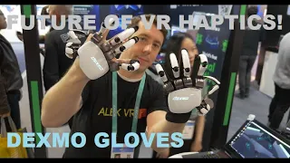 THE GLOVES OF THE FUTURE! Dexmo Robotic Force Feedback Haptic Glove for Virtual Reality