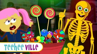 Johny Johny Oui papa + Nursery rhymes | Chansons d'Halloween Pour les Enfants | Teehee Ville