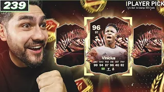 I Packed 96 TOTS Vinicius! My Rank 3 TOTS La Liga FUTChampions Rewards in FC 24