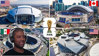 2026 FIFA World Cup Amazing North American Stadiums - British Guy Reacts