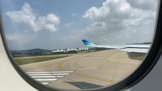 Take off Incheon-Jakarta Garuda indonesia 31-7-2021