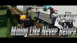 FS22 TCBO MCE | First public work | NEW MOD Volvo EWR150 Excavator