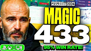 Maresca's MAGIC 433 FM24 Tactics! (95% Win Rate!) | Best FM24 Tactics!