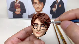 Harry Potter's head made from polymer clay, sculpture timelapse【Clay Artisan JAY】#Shorts