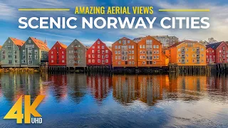 Flying over Norway Cities (4K UHD) - Ambient Drone Film about Northern Jewel of Europe