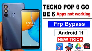 Tecno Pop 6 Go BE6 Frp Bypass NO PC Apps not working | Tecno Pop6 Go BE6 XShare not installing apps