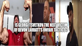 Is Georgi Tsvetkov the next victim of DEVON LARRATT'S foul play ? Armwrestling GURU'S small teaser!