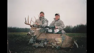 GIANT Kansas Booner Dropped In his Tracks!!! Bowhunting the Rut in KS with a Decoy