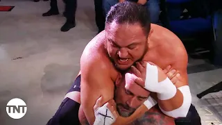 CM Punk is dragged into darkness by Samoa Joe | AEW Collision | TNT