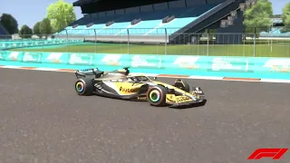 F1 2022 Daniel Ricciardo Onboard Around Miami International Autodrome