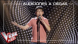 Rubén Franco - La niña de fuego | Blind auditions | The Voice Kids Antena 3 2023