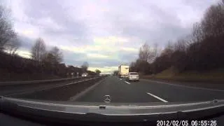 Old dude has no sense of speed, near crash at 170 km/h