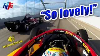 Late Collision At The IndyCar Nashville Race | Romain Grosjean