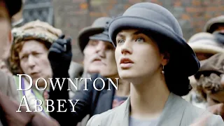 A Liberal Rally Fight Leaves Lady Sybil Injured | Downton Abbey