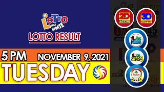 PCSO Lotto Results Today | Swertres Result Today 5PM November 9, 2021 3D Ez2 2D Stl Live