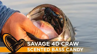 Savage 4D Craw - Scented Bass candy