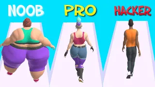 NOOB vs PRO vs HACKER in Fat 2 Fit! Part 5