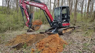 Digging Test Holes On The Next Big Pond Build!