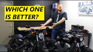 American Cruiser Comparison! (Indian Scout vs. Harley Davidson Sportster 883)