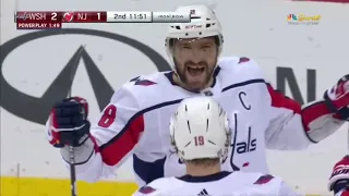 Alex Ovechkin finds a puck near a goal line and scores his #725 goal in NHL (2021)