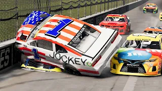 NASCAR Racing Crashes #75 | BeamNG Drive