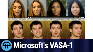 Microsoft's VASA-1 Generates Talking Faces