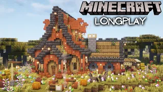 Building a Savannah Starter House - Minecraft Relaxing Longplay, Peaceful 1.20 Adventure