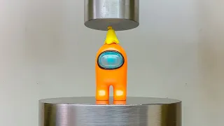 EXPERIMENT HYDRAULIC PRESS 100 TON vs AMONG US