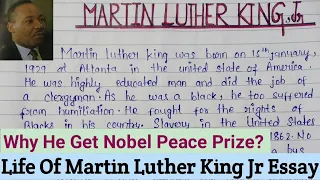 Life Of Martin Luther King Jr  Essay | Martin Luther King Jr Life Paragraph  Martin Luther King Jr