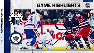 Oilers @ Jets 10/1 | NHL Highlights 2022