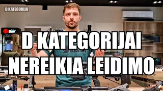 GINKLŲ KATEGORIJOS - kokį ginklą galit turėt jūs?