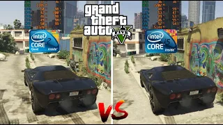 GTA 5 on Core 2 Quad Q9400 vs Core i5 3570 | GTX 750 Ti