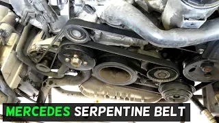 MERCEDES 3.2 V6 W203 W210 W208 W211 SERPENTINE BELT REPLACEMENT DIAGRAM