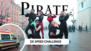 [KPOP IN PUBLIC | 2X SPEED CHALLENGE] EVERGLOW (에버글로우) - Pirate Dance Cover by Majesty Team & FENGX