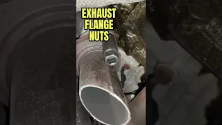 REMOVING STUCK & STRIPPED EXHAUST FLANGE NUT. Link to full video in the description.