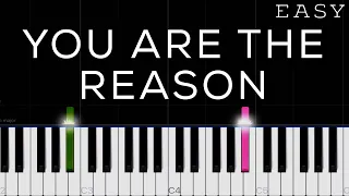 Calum Scott - You Are The Reason | EASY Piano Tutorial