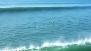 Giant waves in Huntington Beach