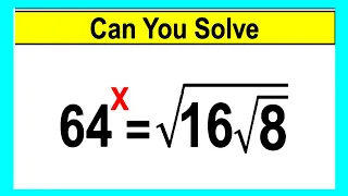 Nice Square Root Math Simplification | Find the Value of X. Olympiad Math.