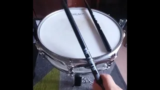 FOREACH Acrylic Piccolo Snare Drum - 12"x3". Sound test (2023).